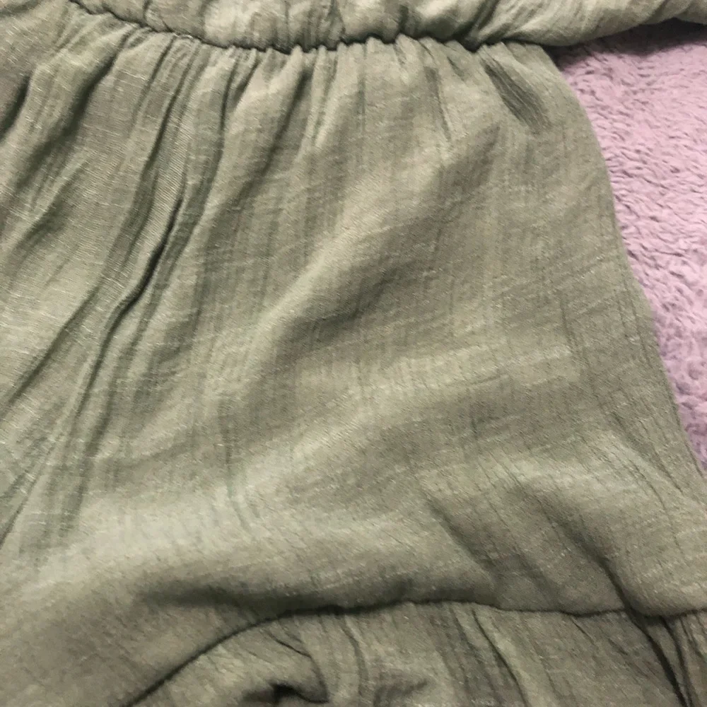 Green Ruffle Romper - Picture 4 of 4